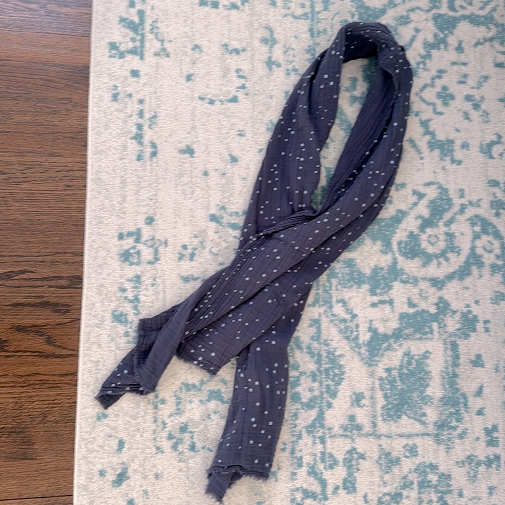 Sundry Navy Starry Scarf